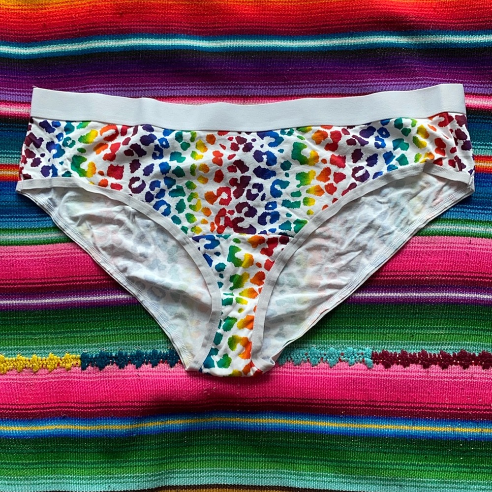 Torrid Curve Rainbow Leopard Print Underwear